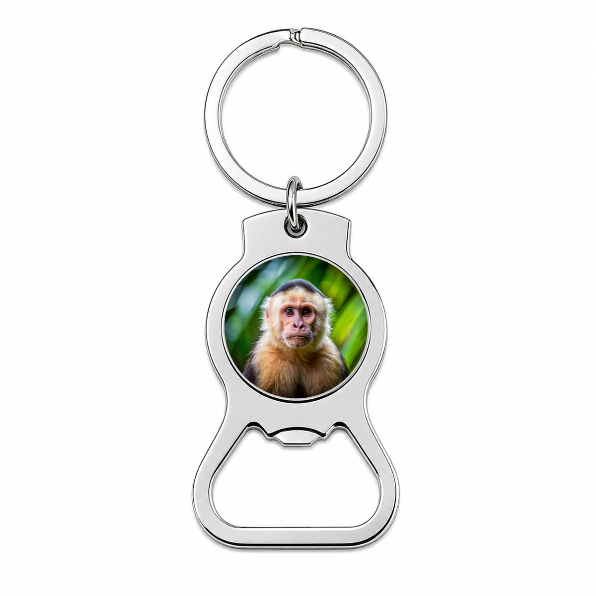 Capuchin Monkey Bottle Opener Keychain