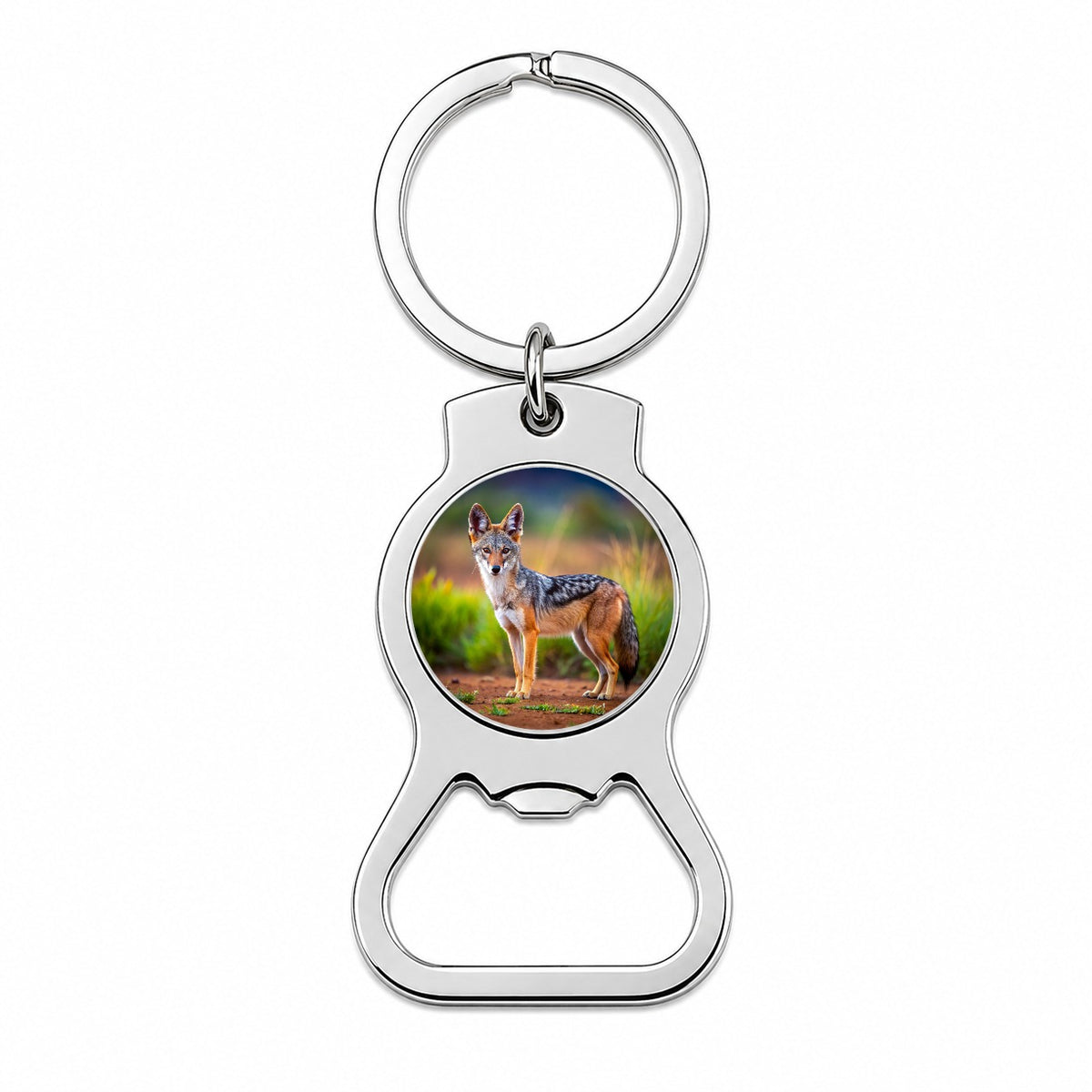 Jackal Bottle Opener Keychain