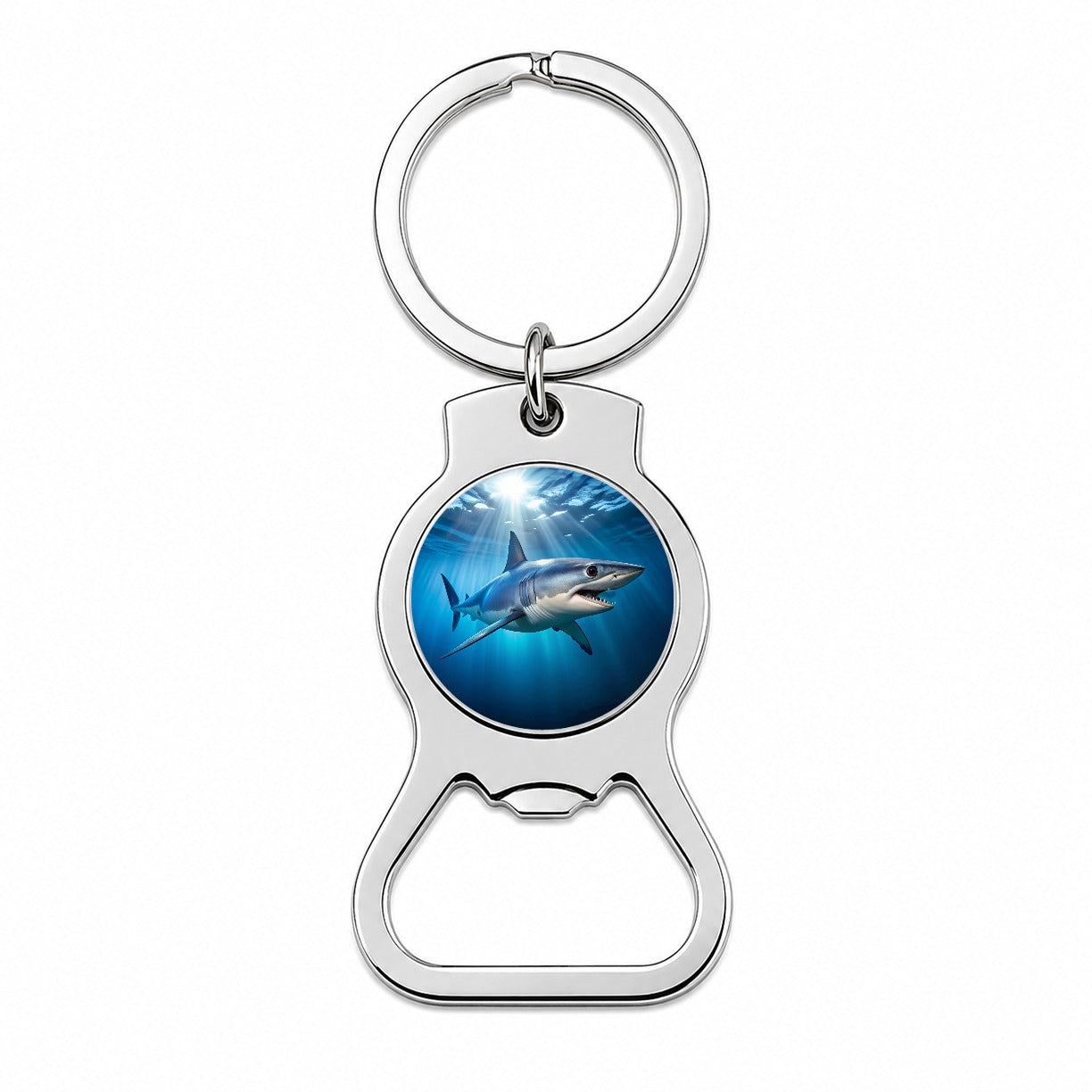 Mako Shark Bottle Opener Keychain