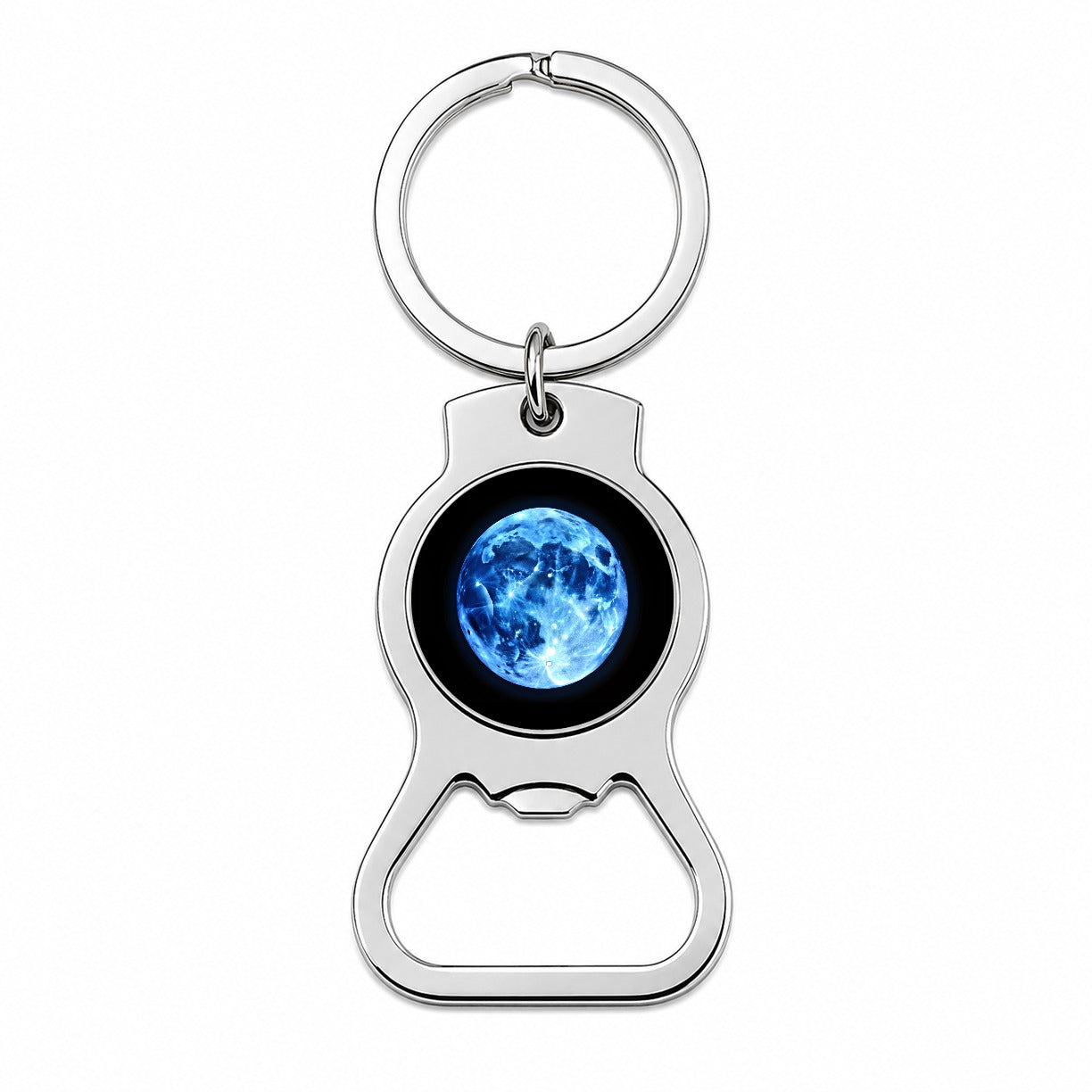 Once in a Blue Moon Bottle Opener Keychain