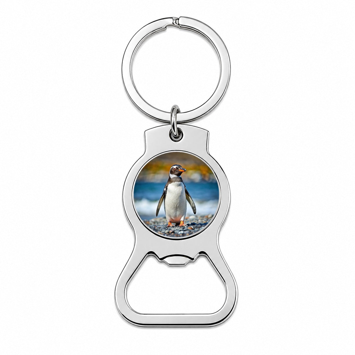 Penguin Bottle Opener Keychain