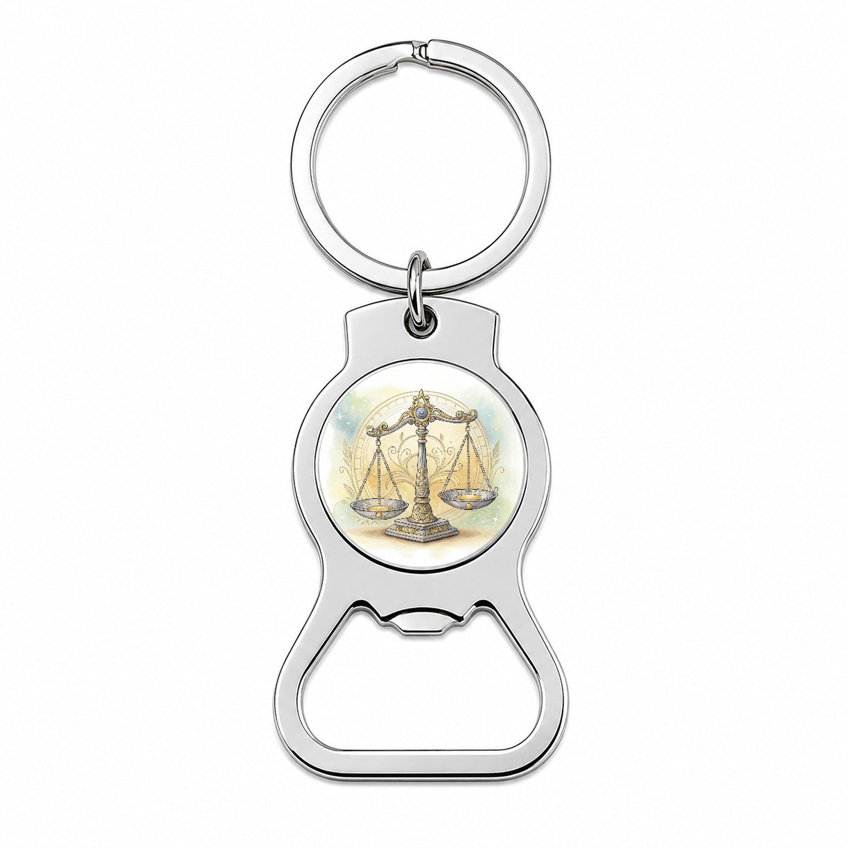 Scales Of Justice Lawyer Judge Paralegal Bottle Opener Keychain