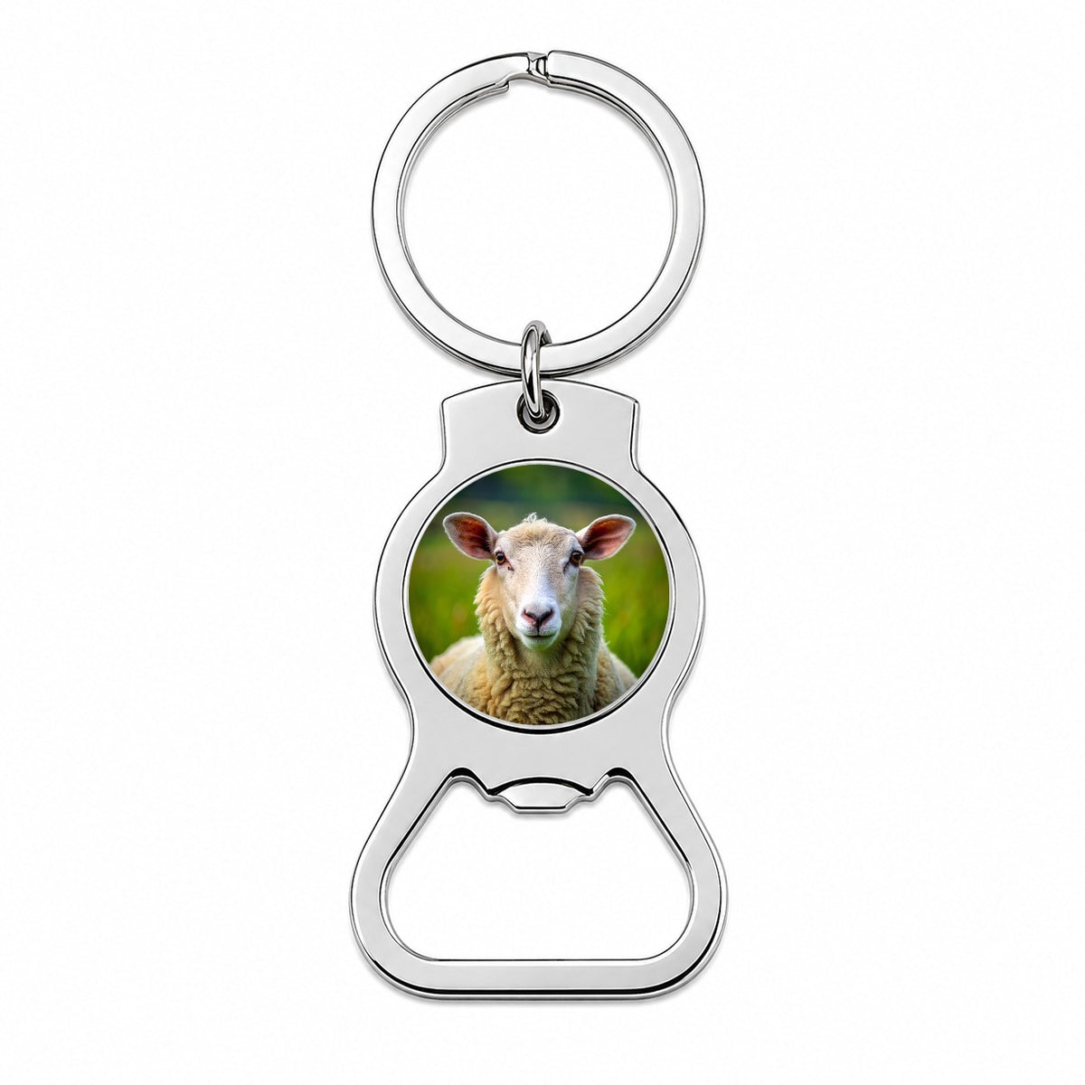 Sheep Bottle Opener Keychain