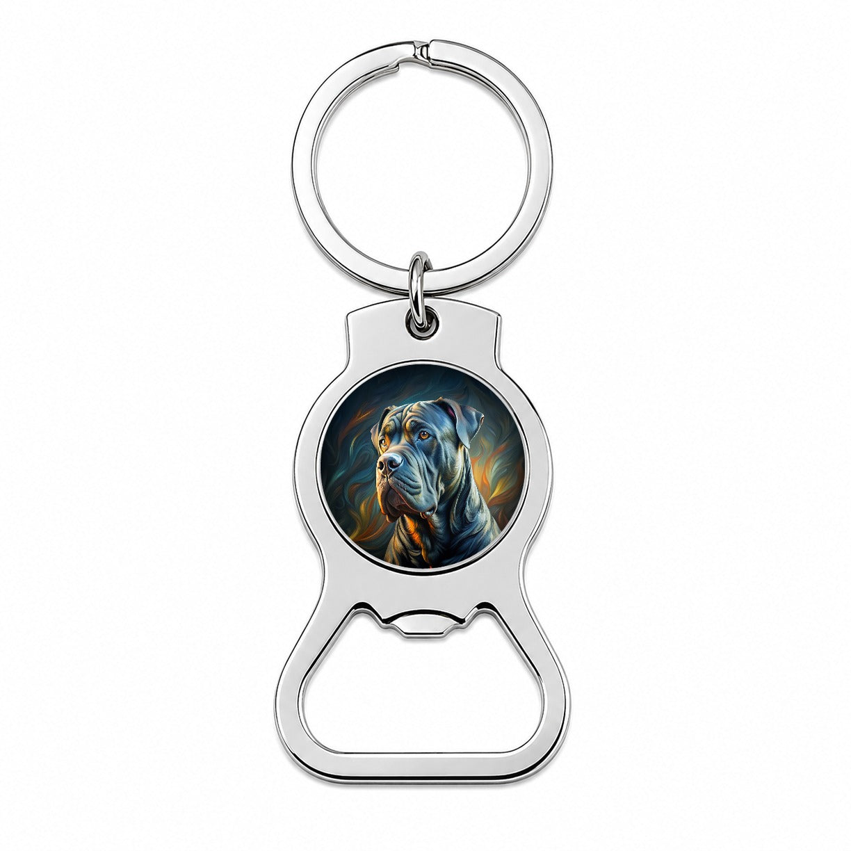 Cane Corso Dog Abstract Stylized Art Bottle Opener Keychain