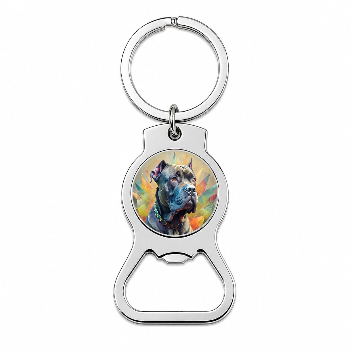 Cane Corso Dog Contemporary Art Bottle Opener Keychain
