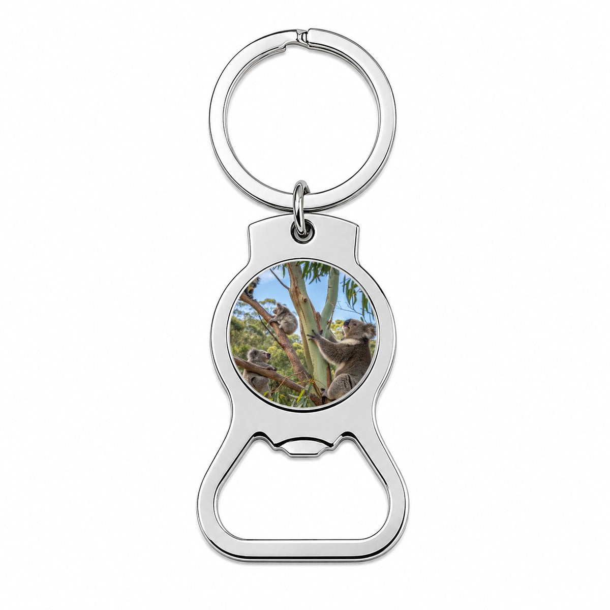 Bunch Of Koalas Bottle Opener Keychain
