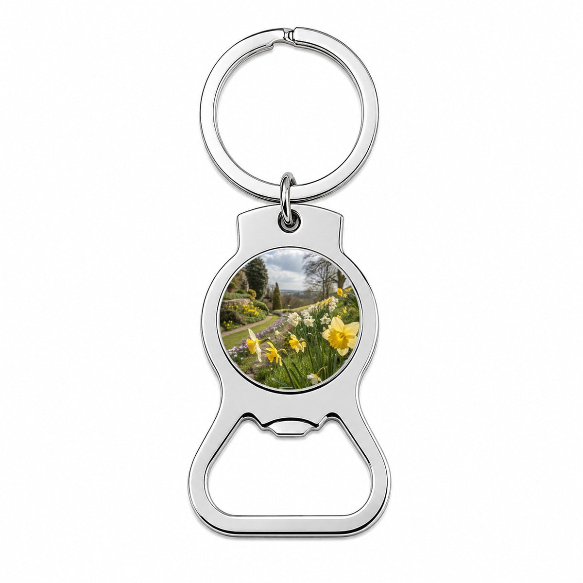 Daffodils Pretty Bottle Opener Keychain
