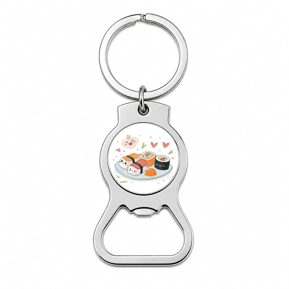 Kawaii Sushi Bottle Opener Keychain