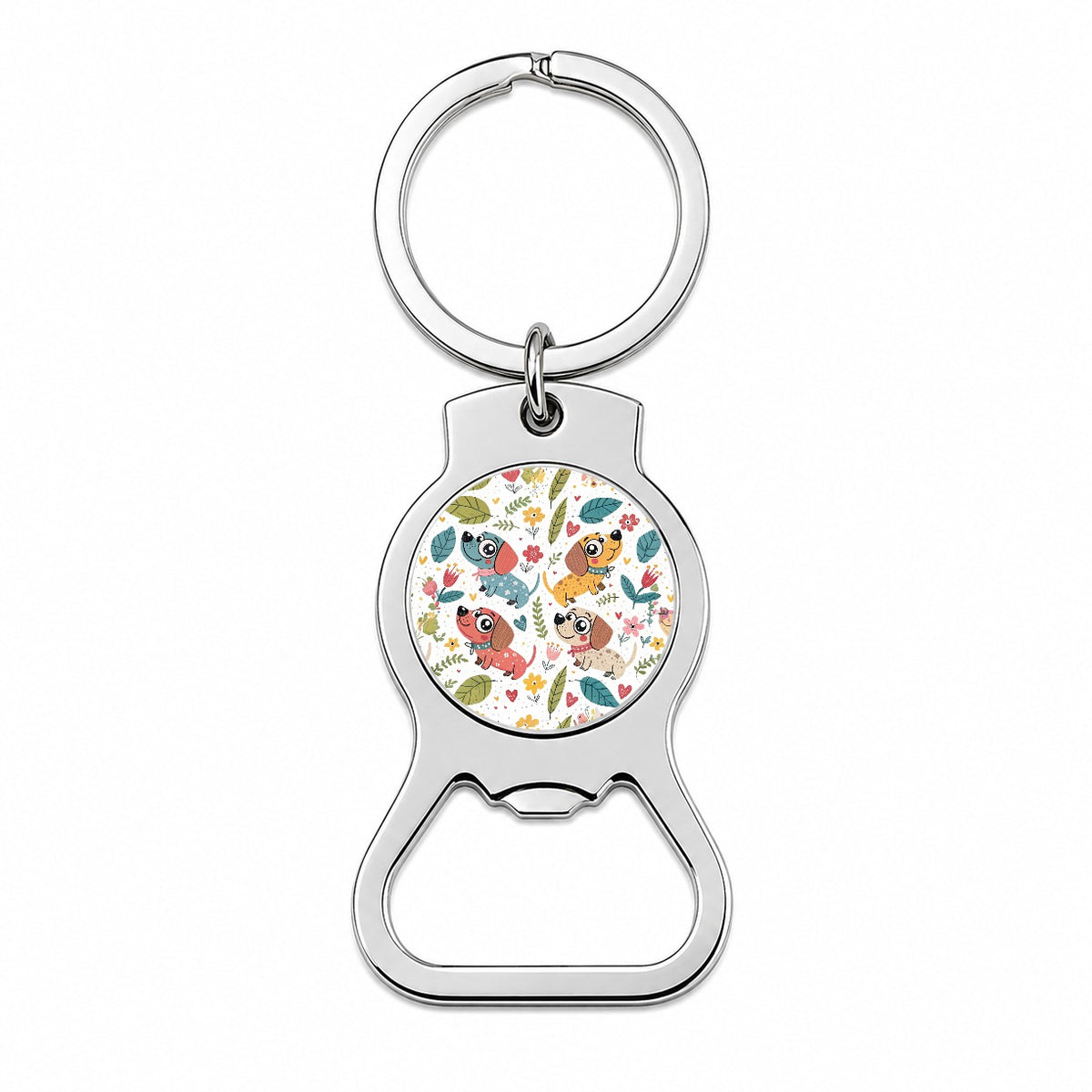 Kawaii Sweet Dogs Bottle Opener Keychain
