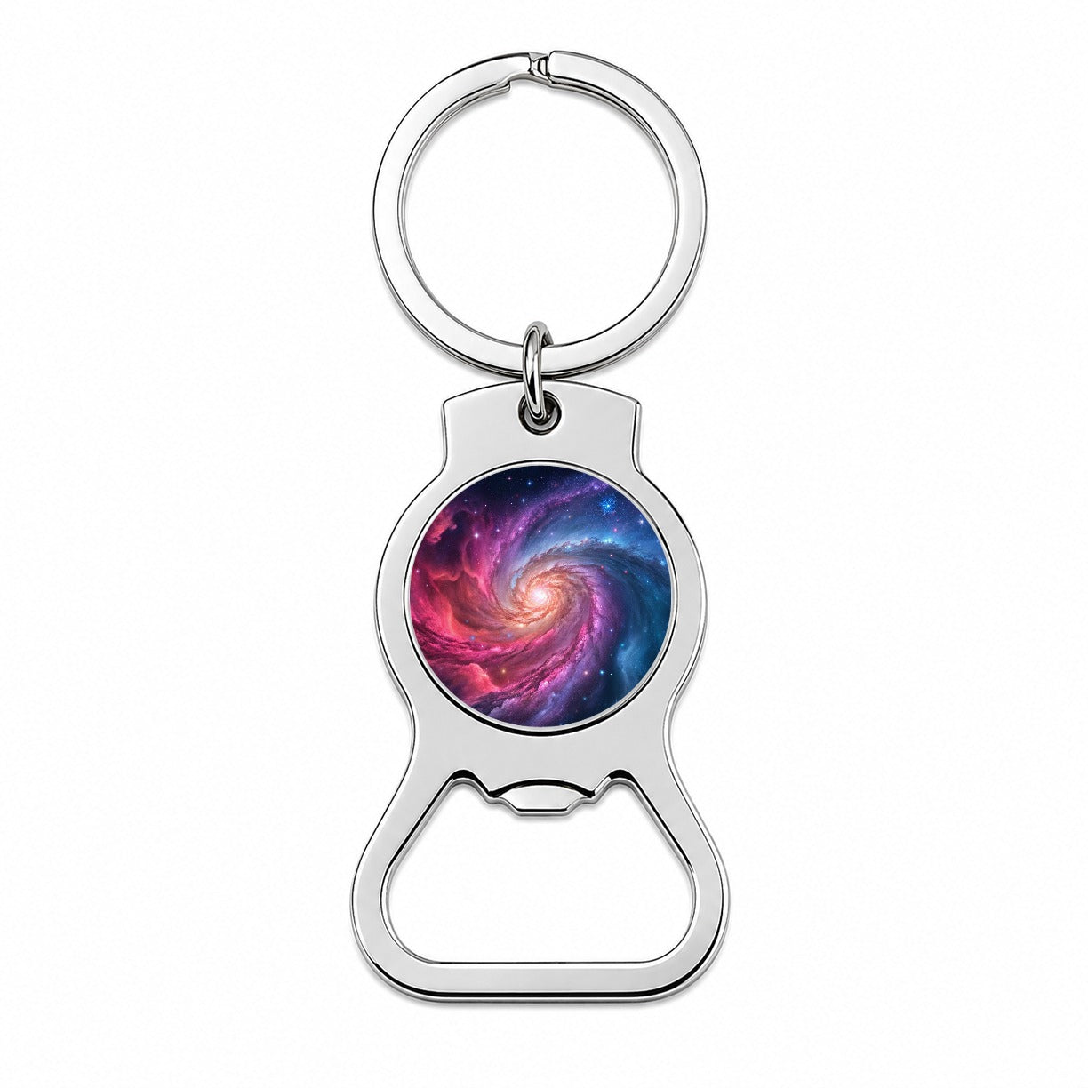 Galaxy Nebula Beautiful Space Stars Bottle Opener Keychain
