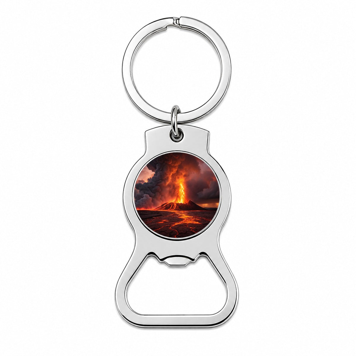 Kilauea Volcano Erupting Hawaii Bottle Opener Keychain