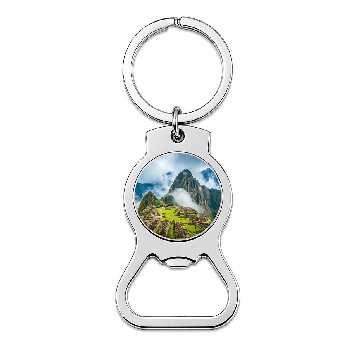 Machu Picchu Peru Travel Destination Bottle Opener Keychain