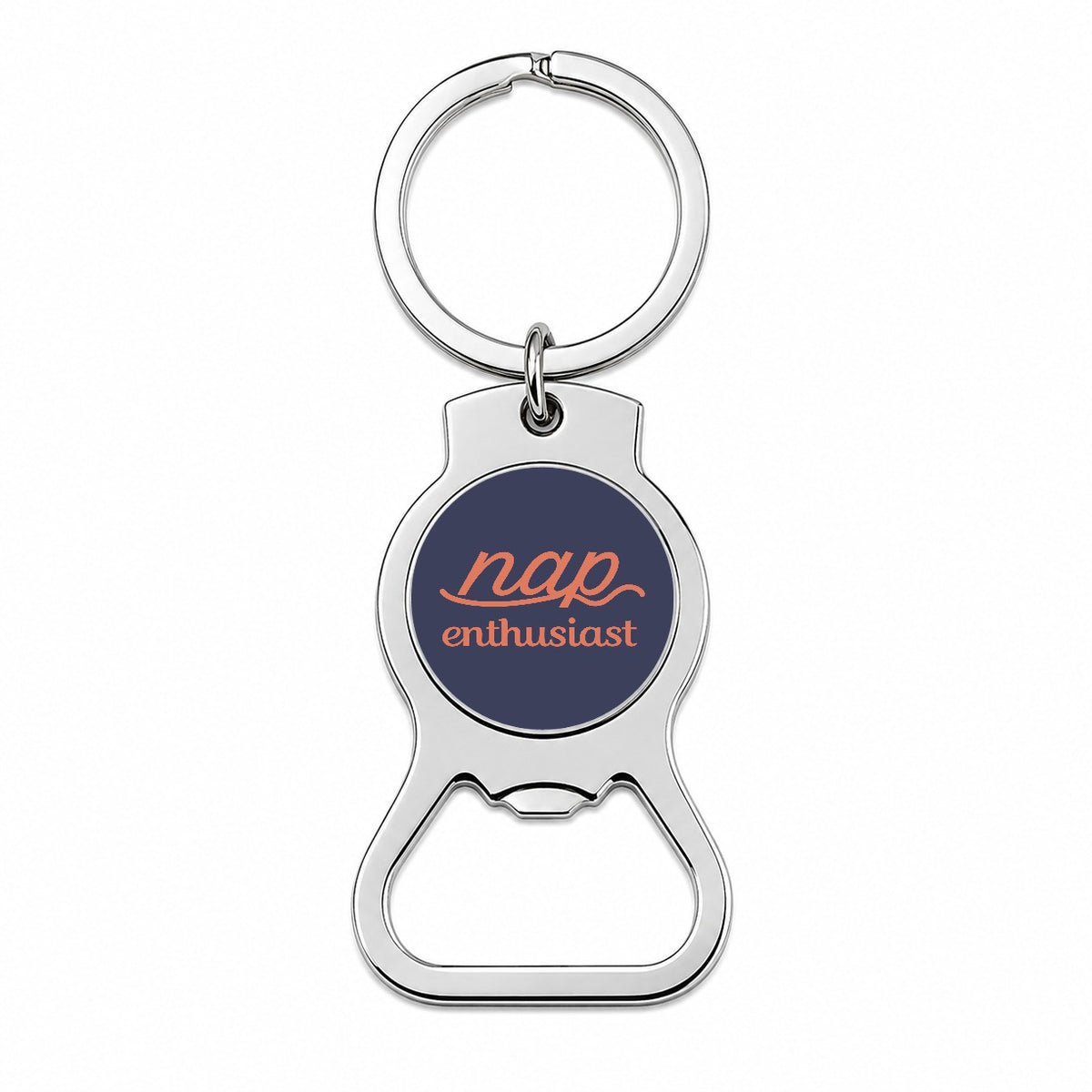 Nap Enthusiast Funny Bottle Opener Keychain