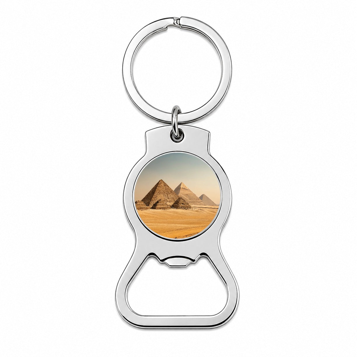 Pyramids Of Giza Travel Egypt History Bottle Opener Keychain