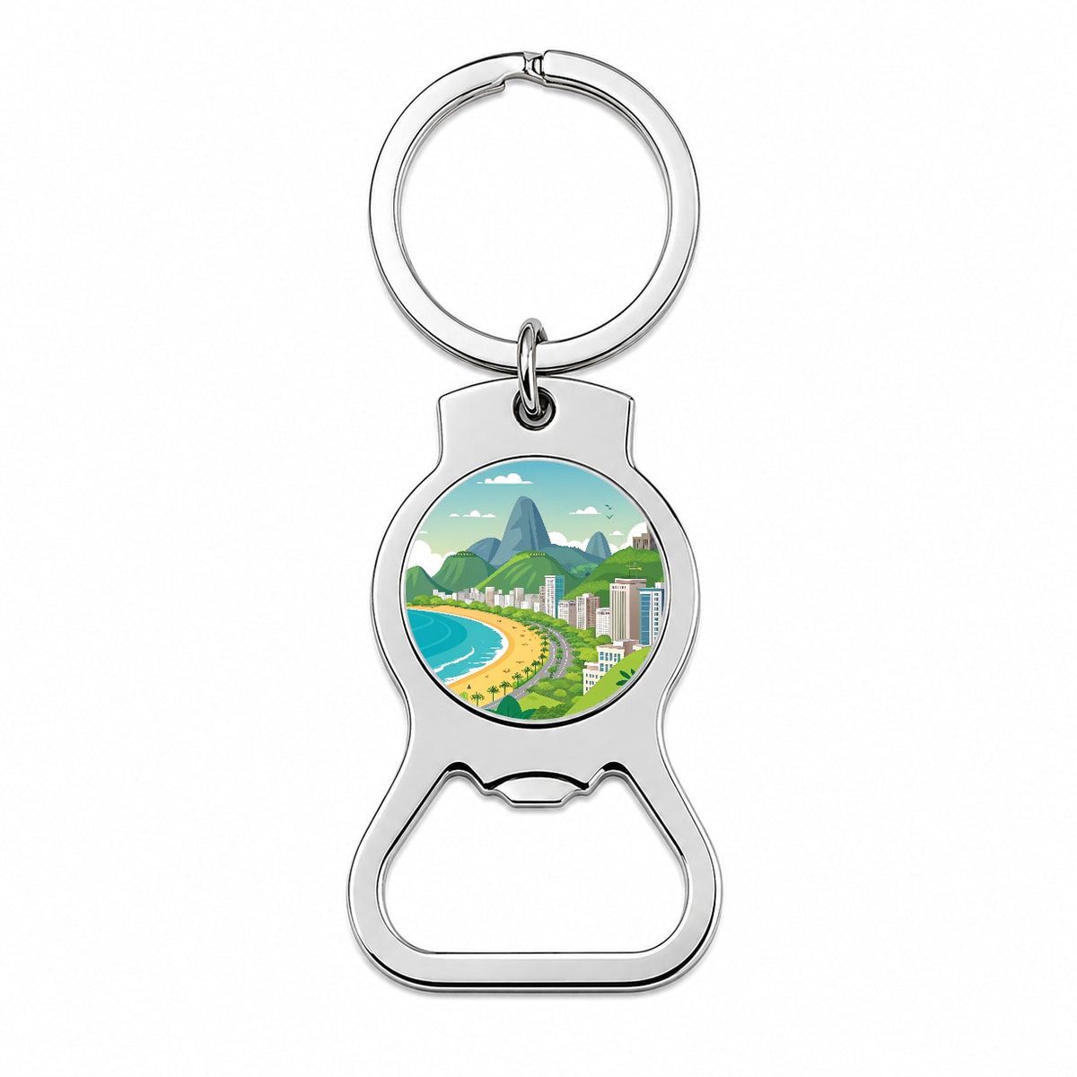 Rio De Janeiro Brazil Travel Cute Bottle Opener Keychain