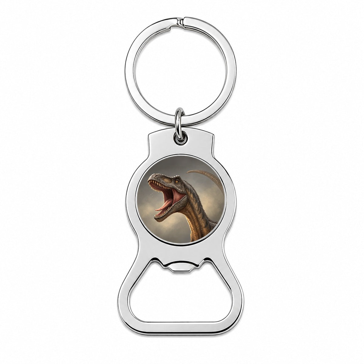 Roaring Diplodocus Dinosaur Bottle Opener Keychain