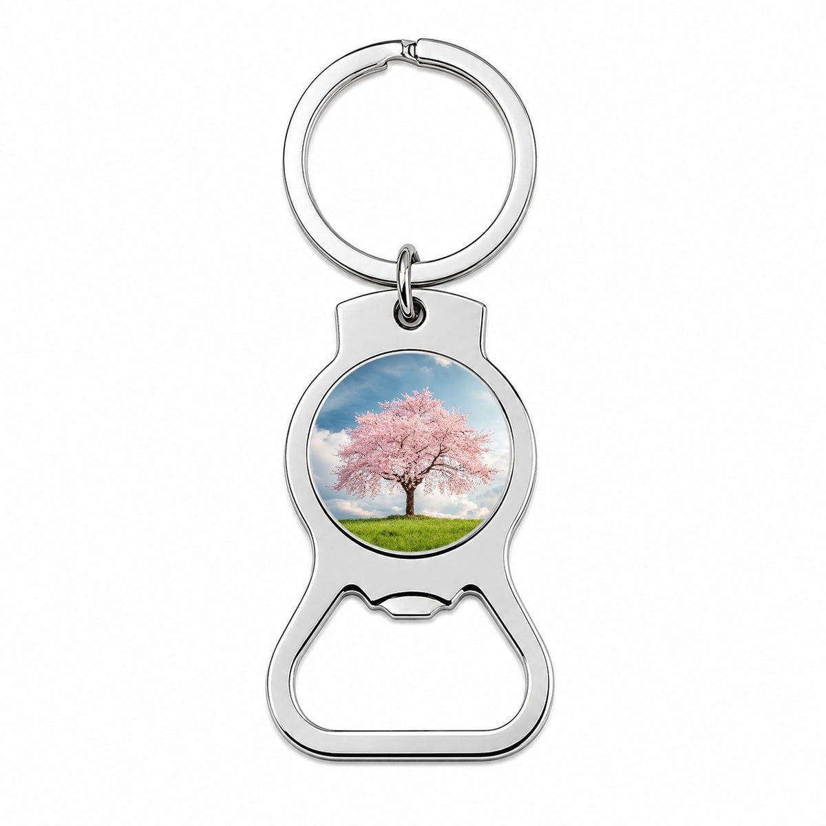 Sakura Cherry Blossom Tree Japan Beautiful Flowers Bottle Opener Keychain