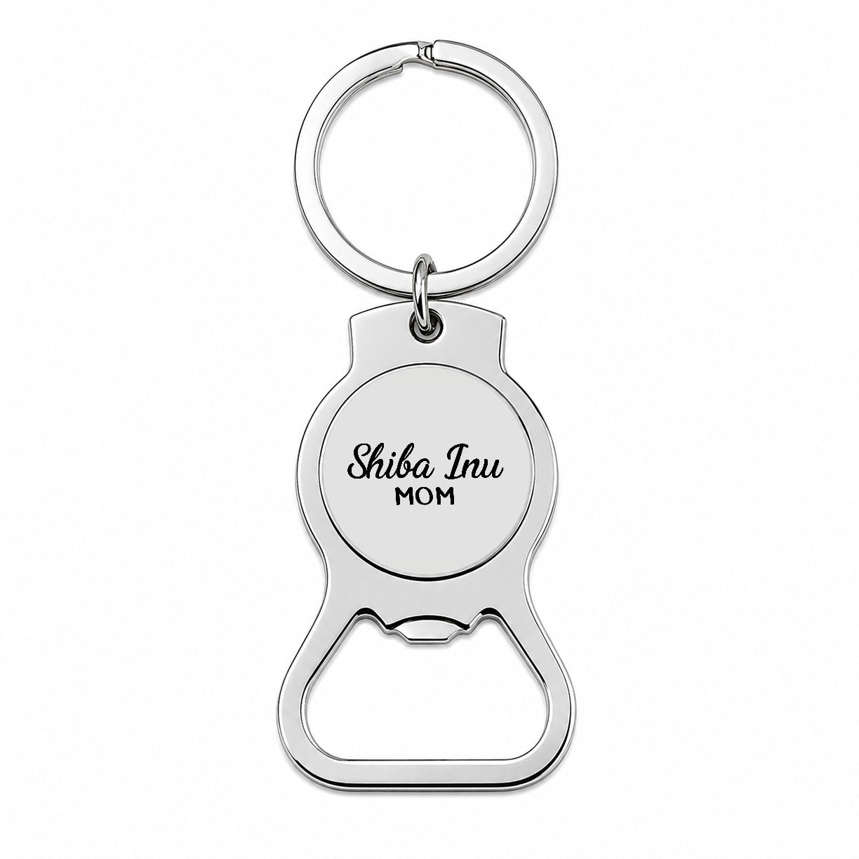 Shiba Inu Mom Dog Bottle Opener Keychain