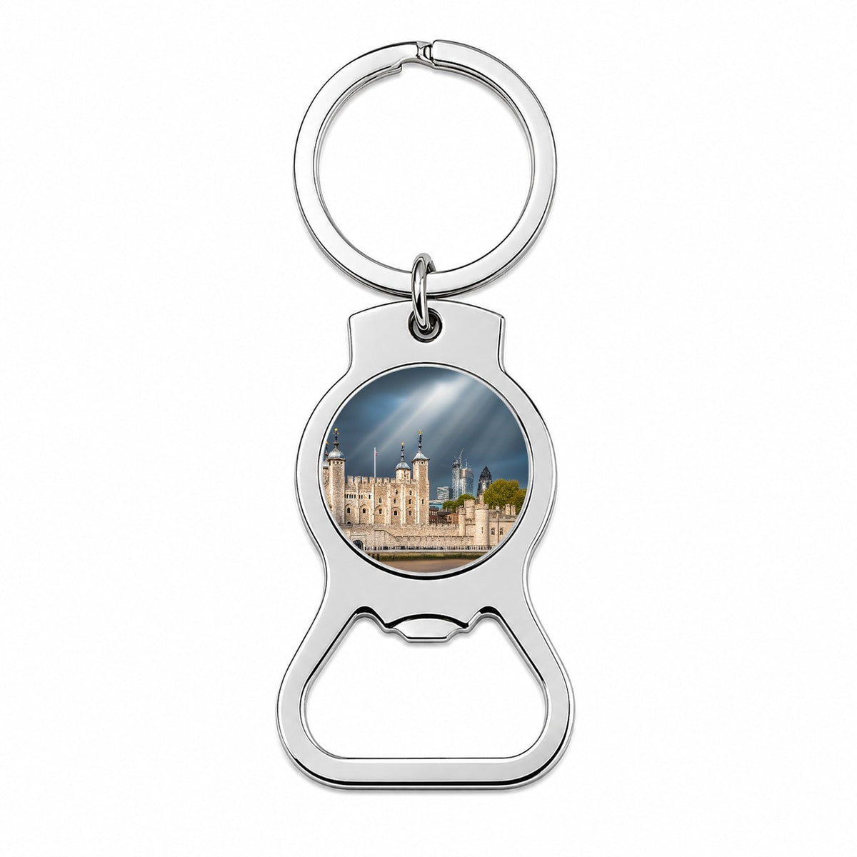 Tower Of London England Bottle Opener Keychain