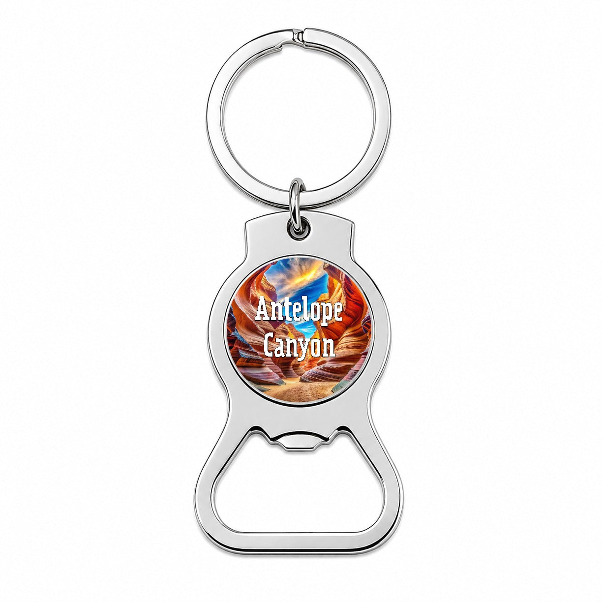 Antelope Canyon Arizona Bottle Opener Keychain
