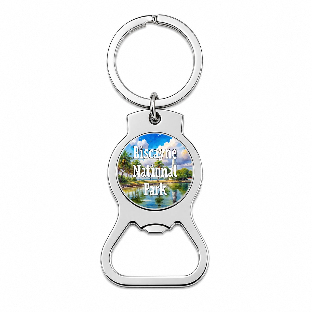 Biscayne National Park Florida Bottle Opener Keychain