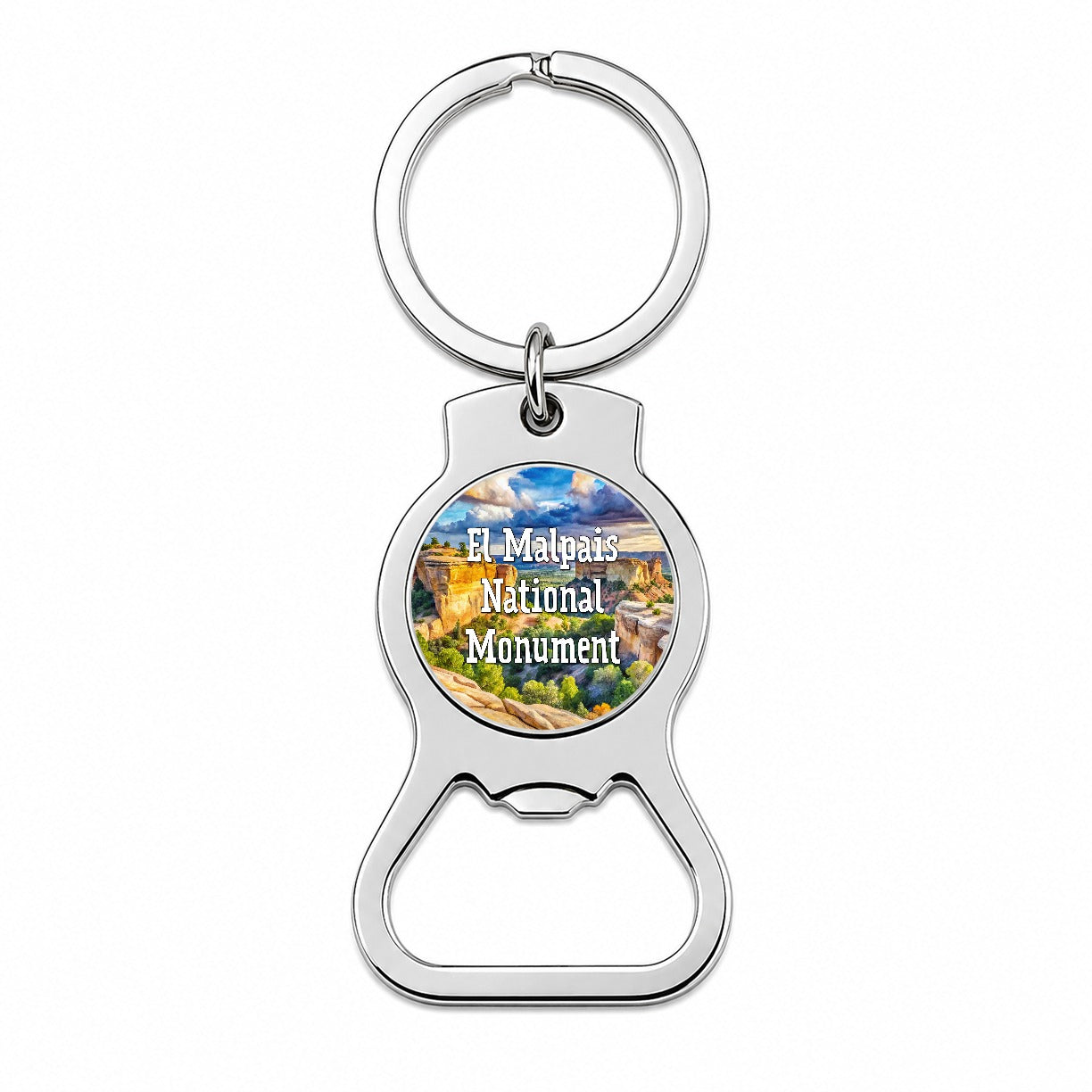 El Malpais National Monument New Mexico Bottle Opener Keychain