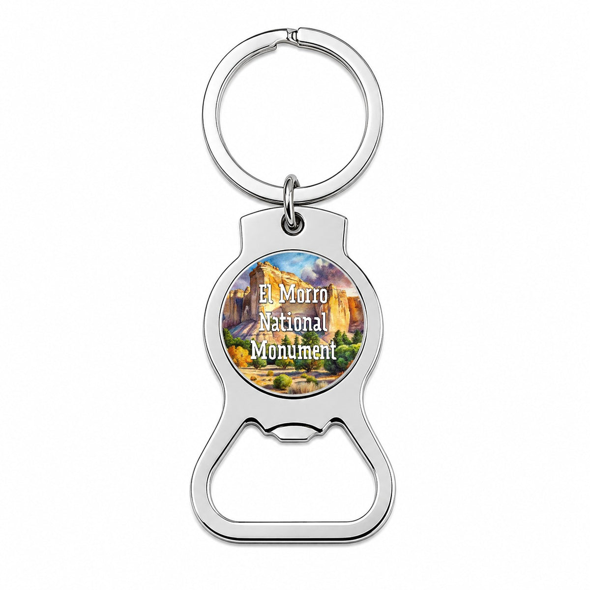 El Morro National Monument New Mexico Bottle Opener Keychain