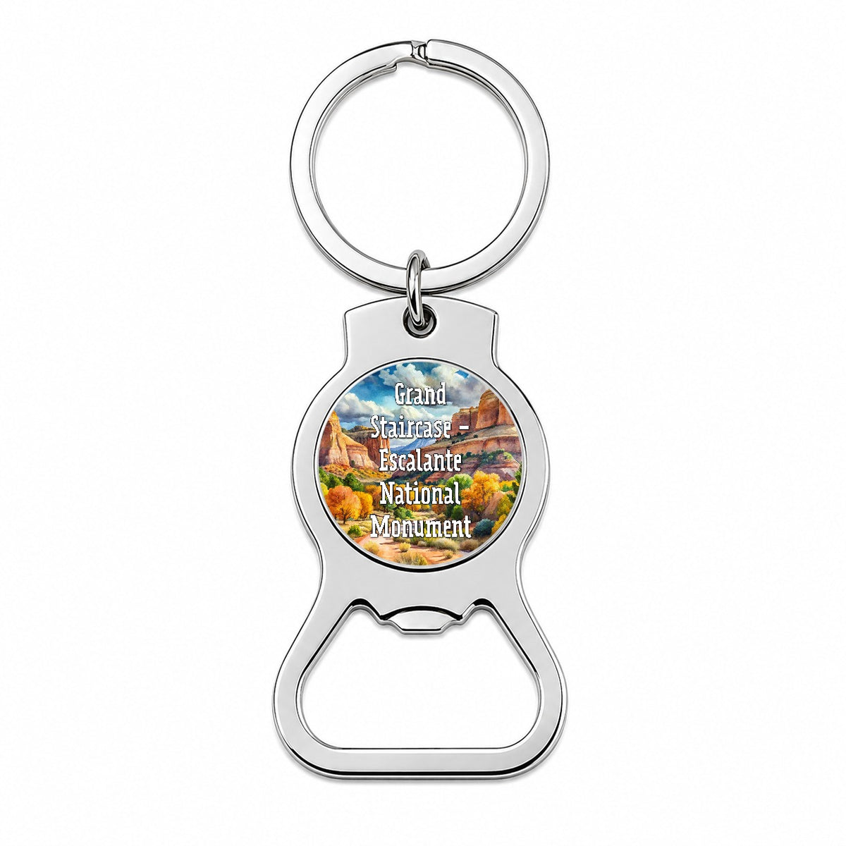 Grand Staircase - Escalante National Monument Utah Bottle Opener Keychain