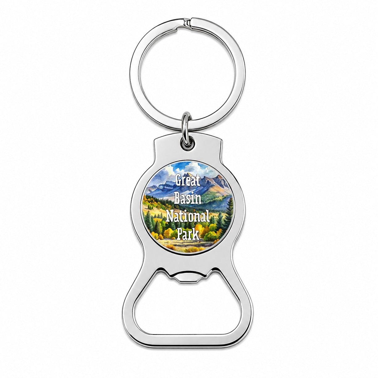 Great Basin National Park Nevada Bottle Opener Keychain