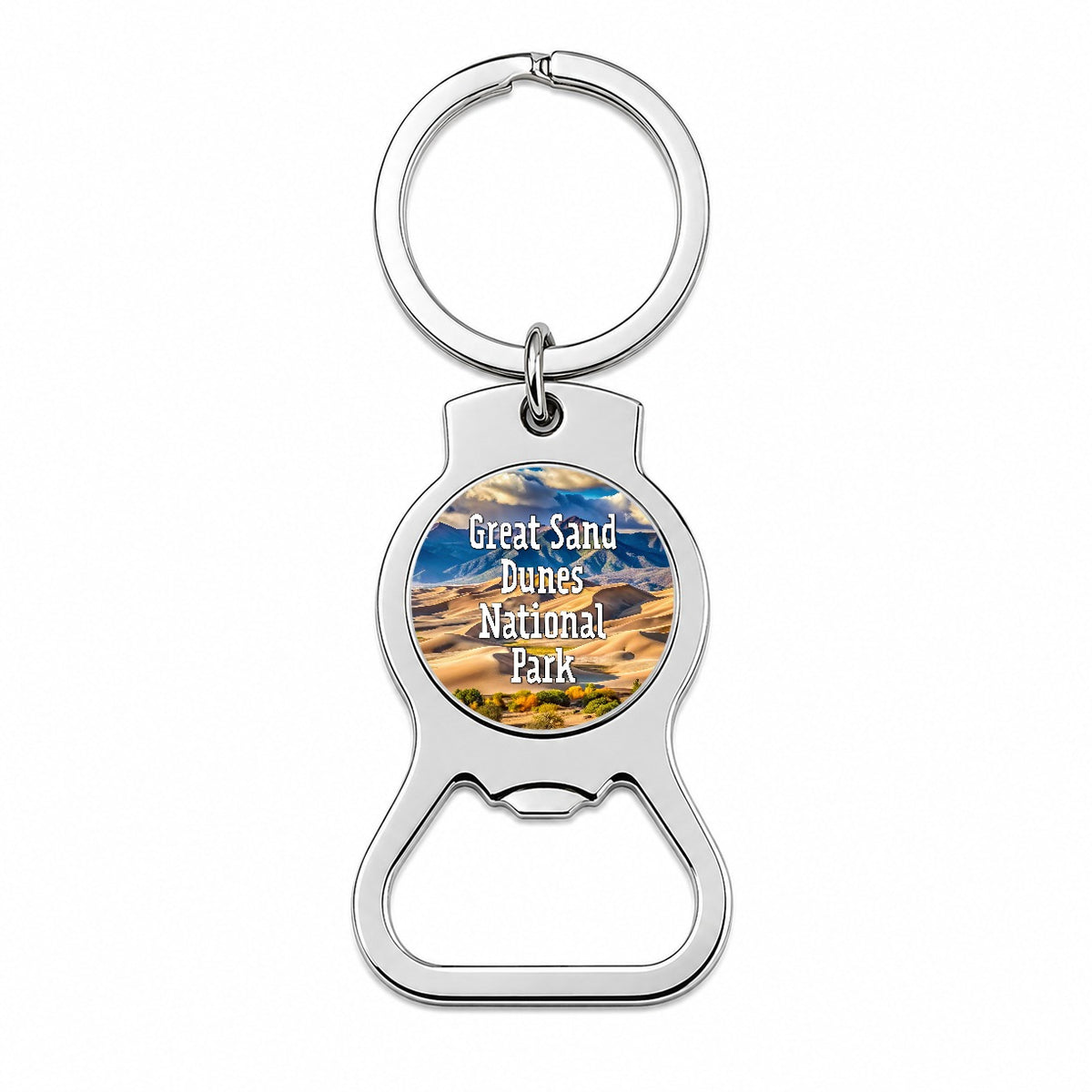 Great Sand Dunes National Park Colorado Bottle Opener Keychain
