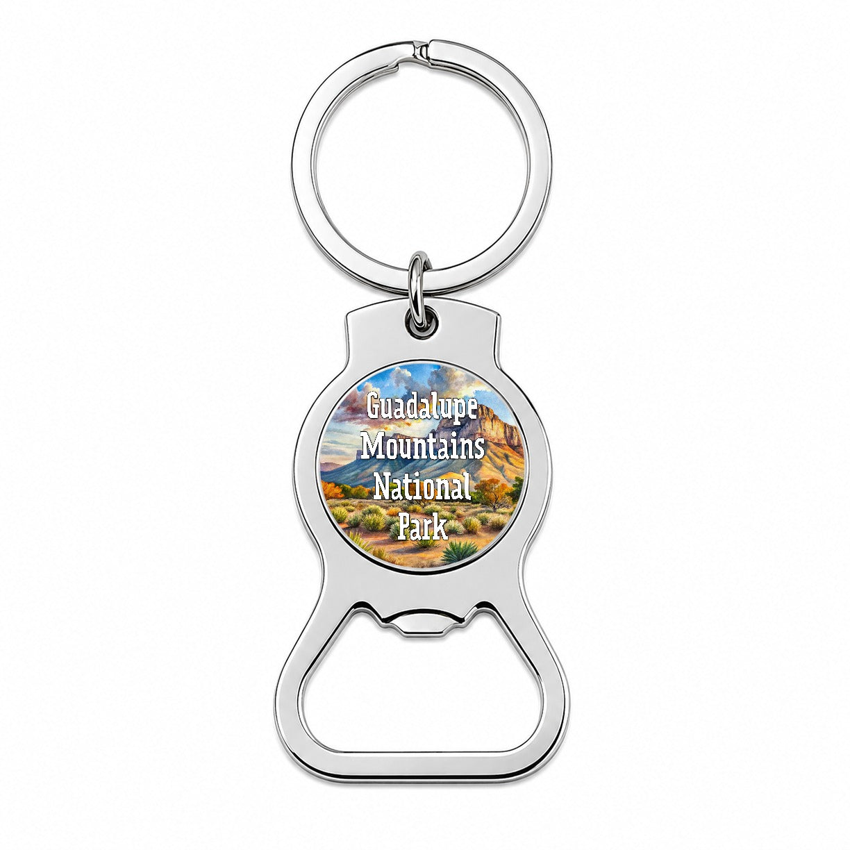 Guadalupe Mountains National Park Texas Bottle Opener Keychain