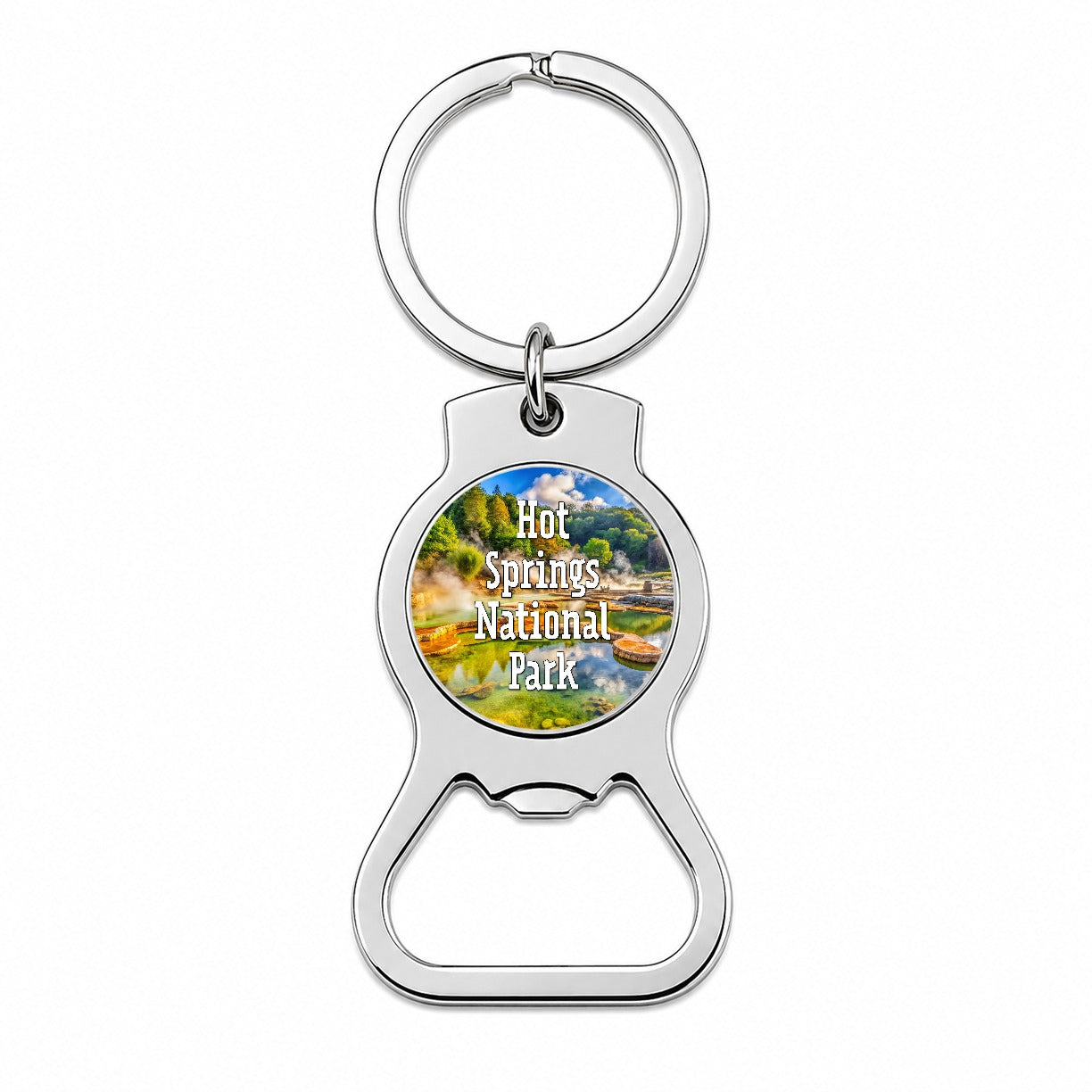 Hot Springs National Park Arkansas Bottle Opener Keychain
