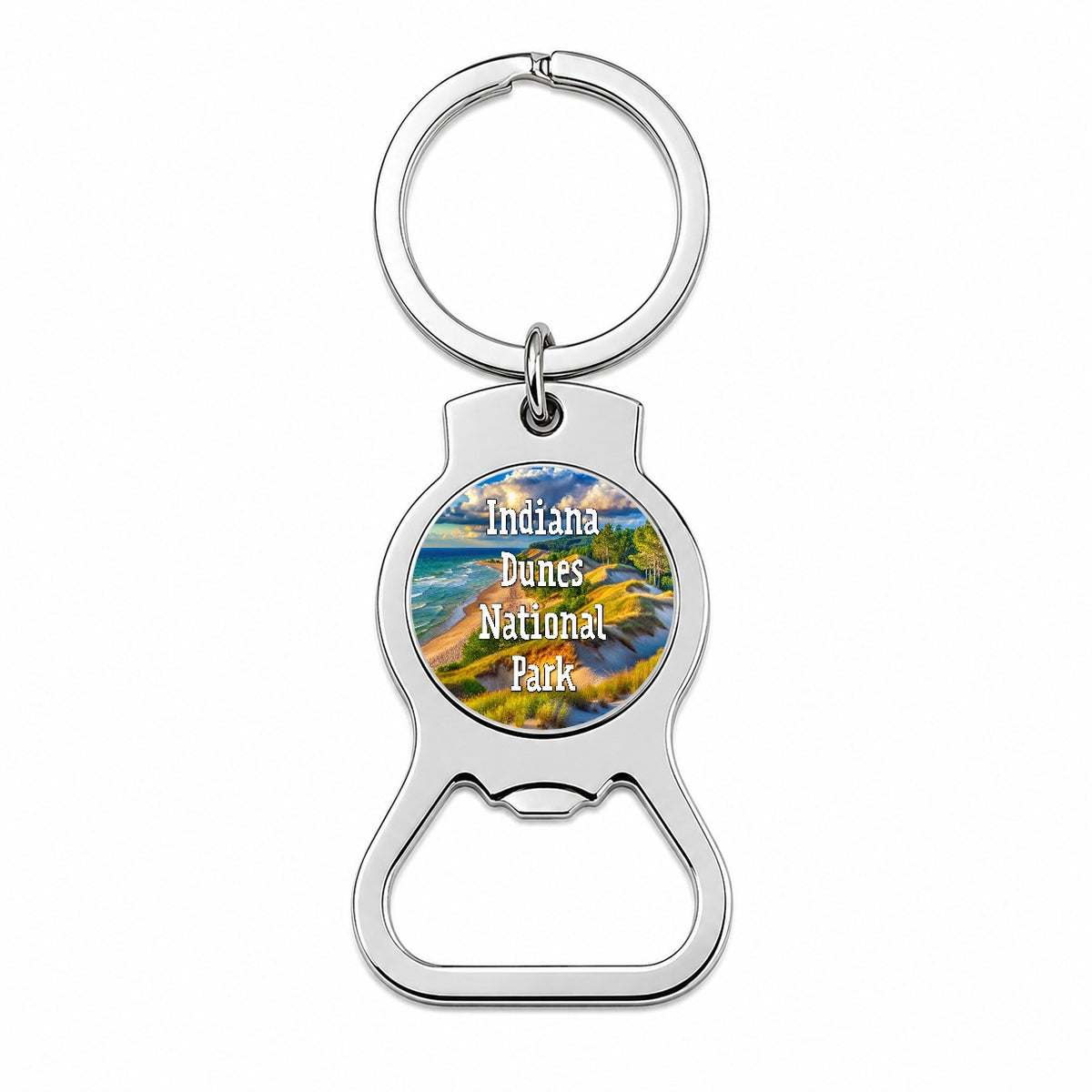 Indiana Dunes National Park Indiana Bottle Opener Keychain