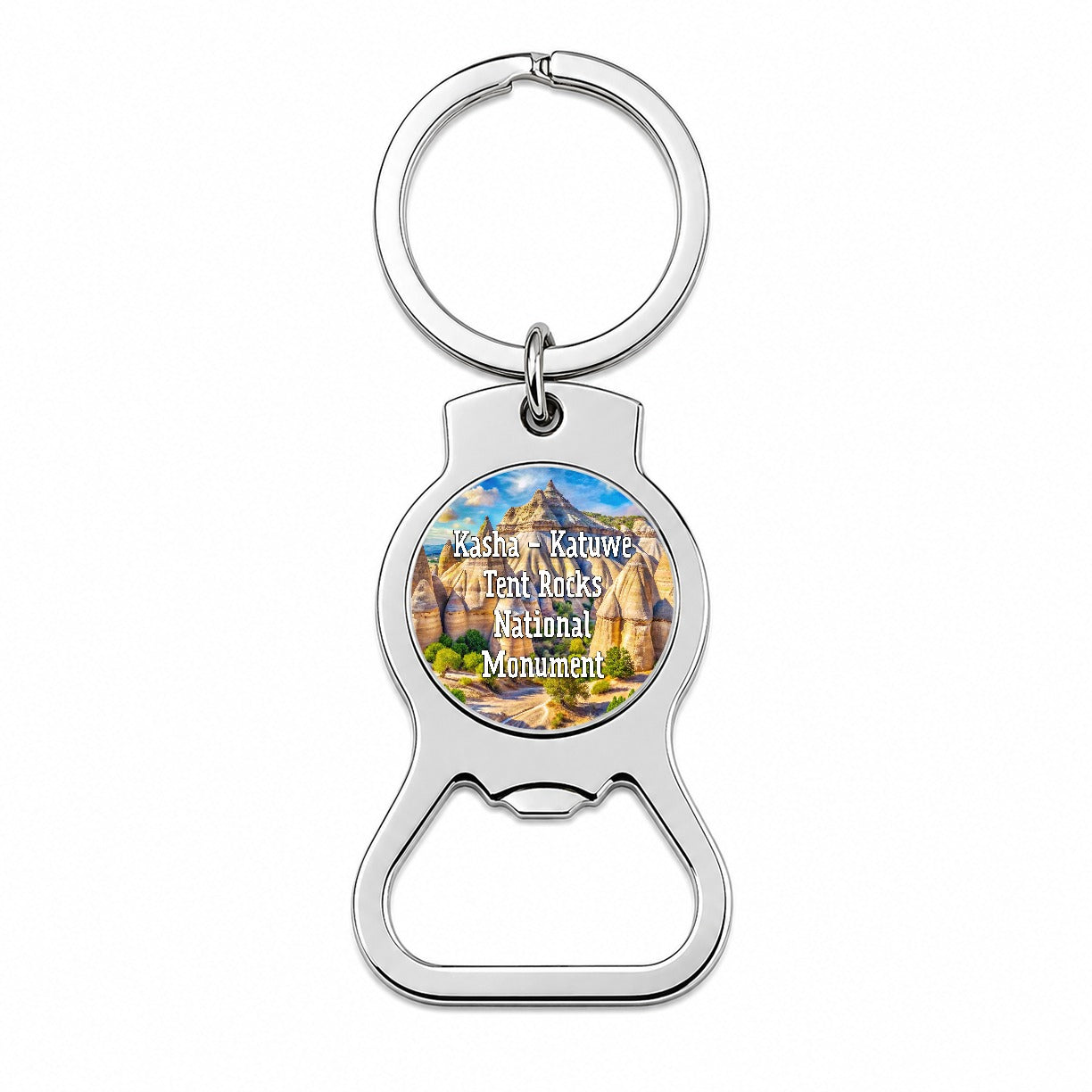 Kasha - Katuwe Tent Rocks National Monument New Mexico Bottle Opener Keychain