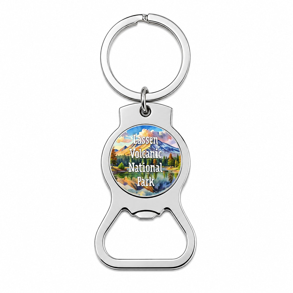 Lassen Volcanic National Park California Bottle Opener Keychain