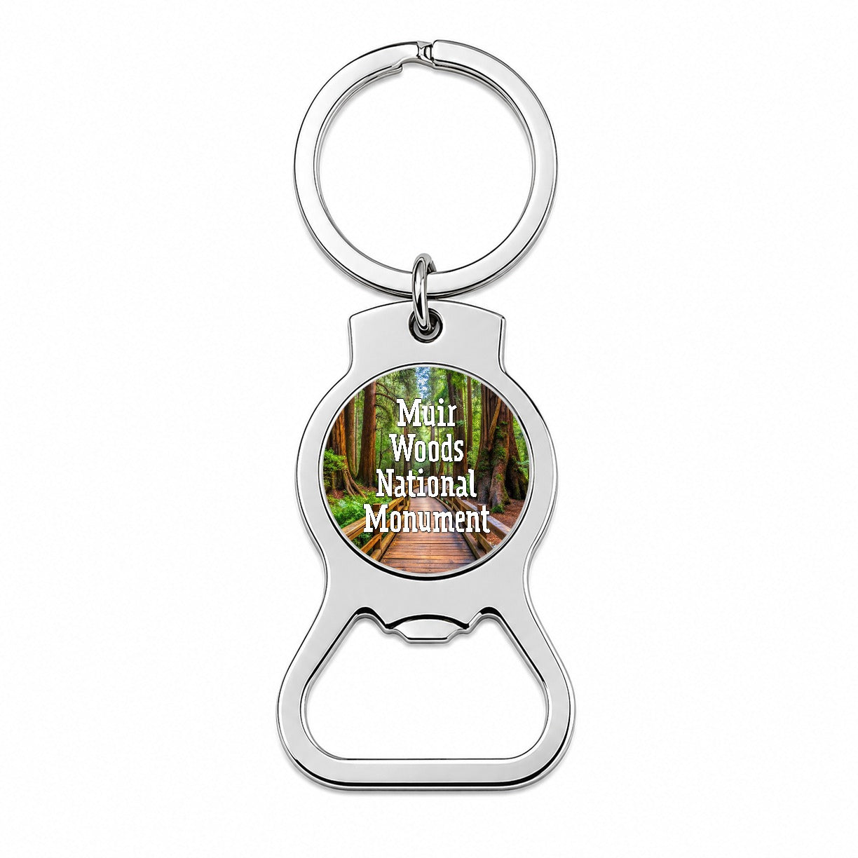 Muir Woods National Monument California Bottle Opener Keychain