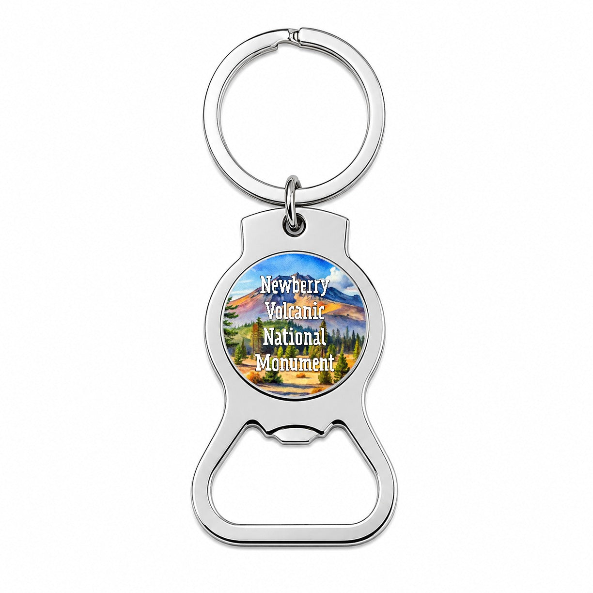 Newberry Volcanic National Monument Oregon Bottle Opener Keychain