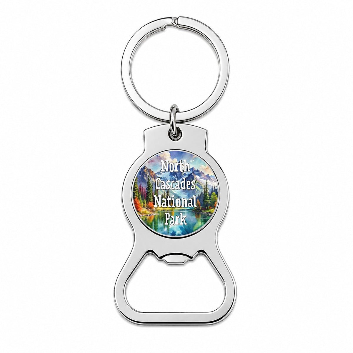 North Cascades National Park Washington Bottle Opener Keychain