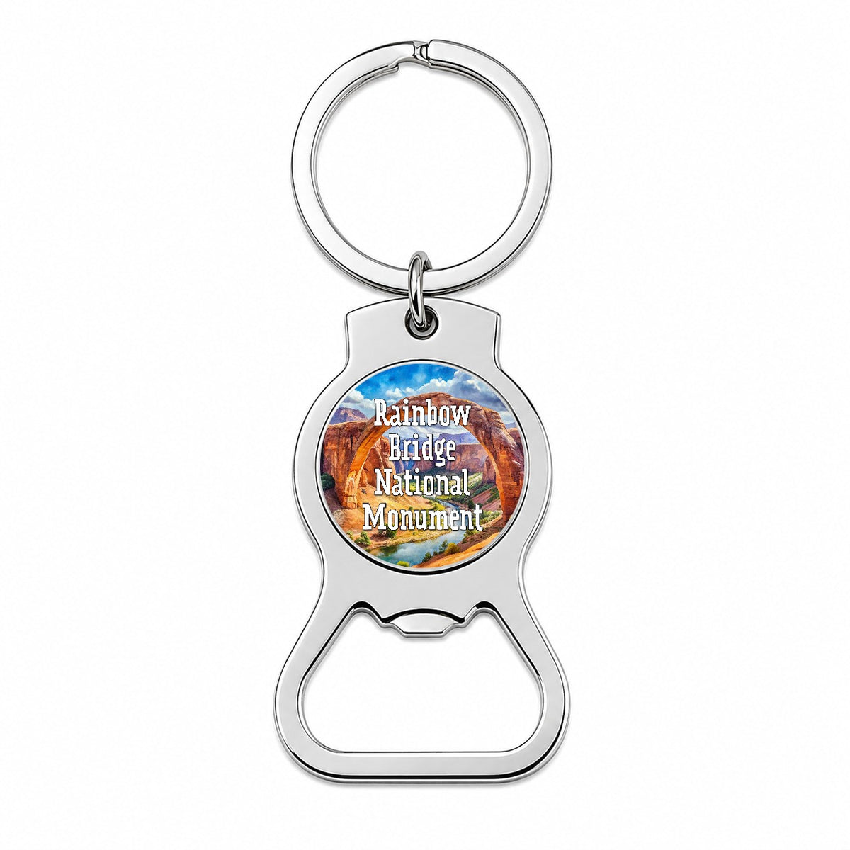 Rainbow Bridge National Monument Utah Bottle Opener Keychain