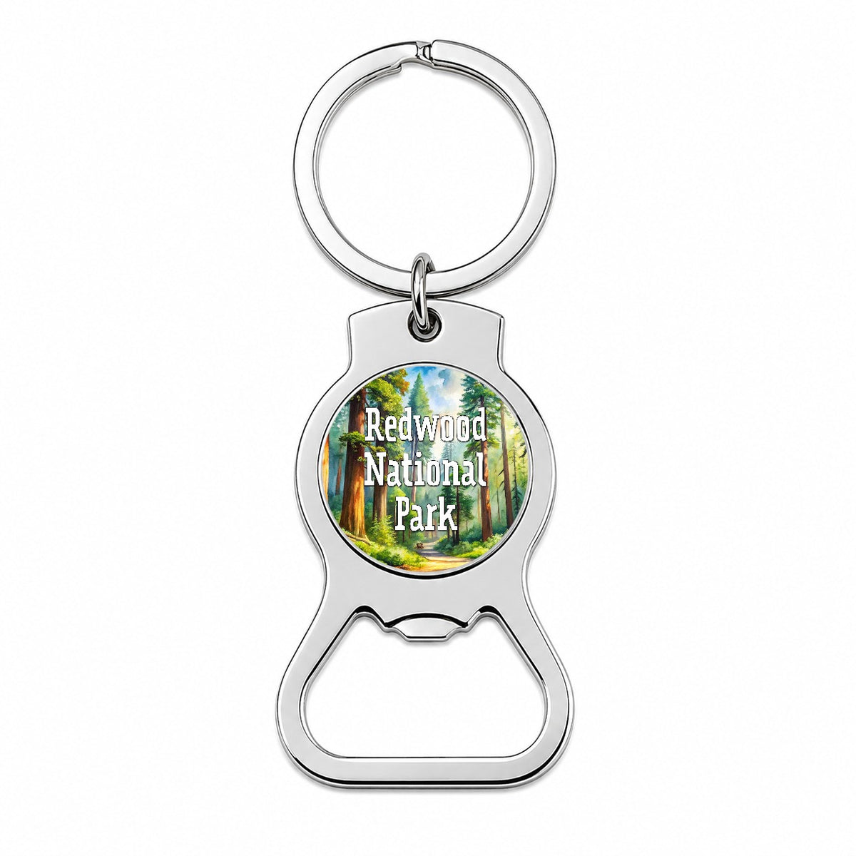 Redwood National Park California Bottle Opener Keychain