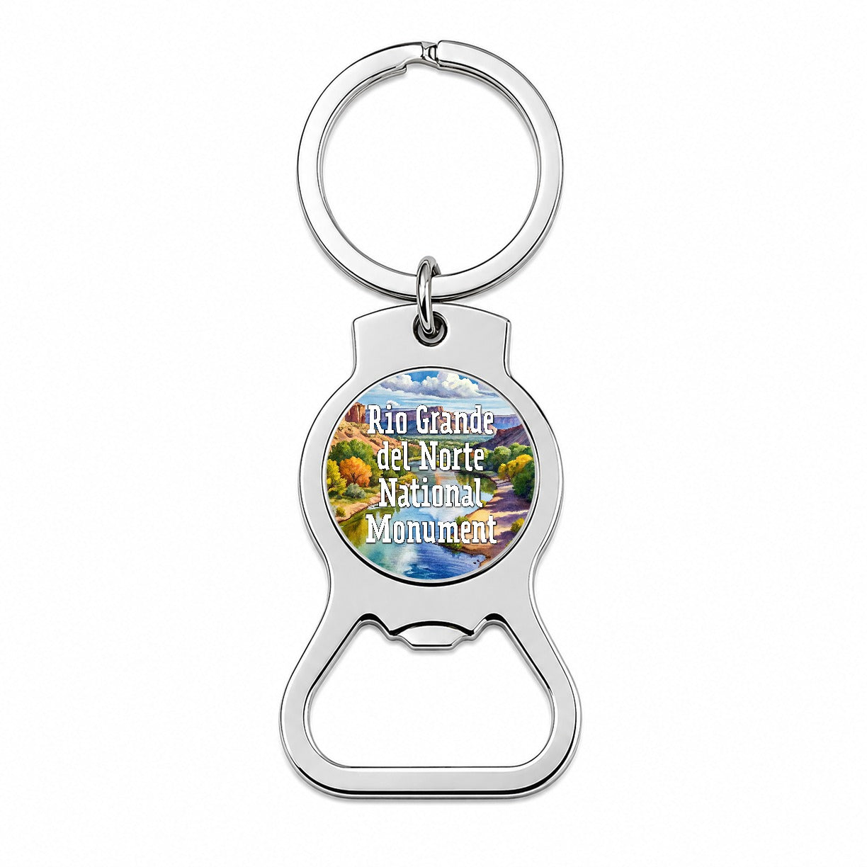 Rio Grande del Norte National Monument New Mexico Bottle Opener Keychain