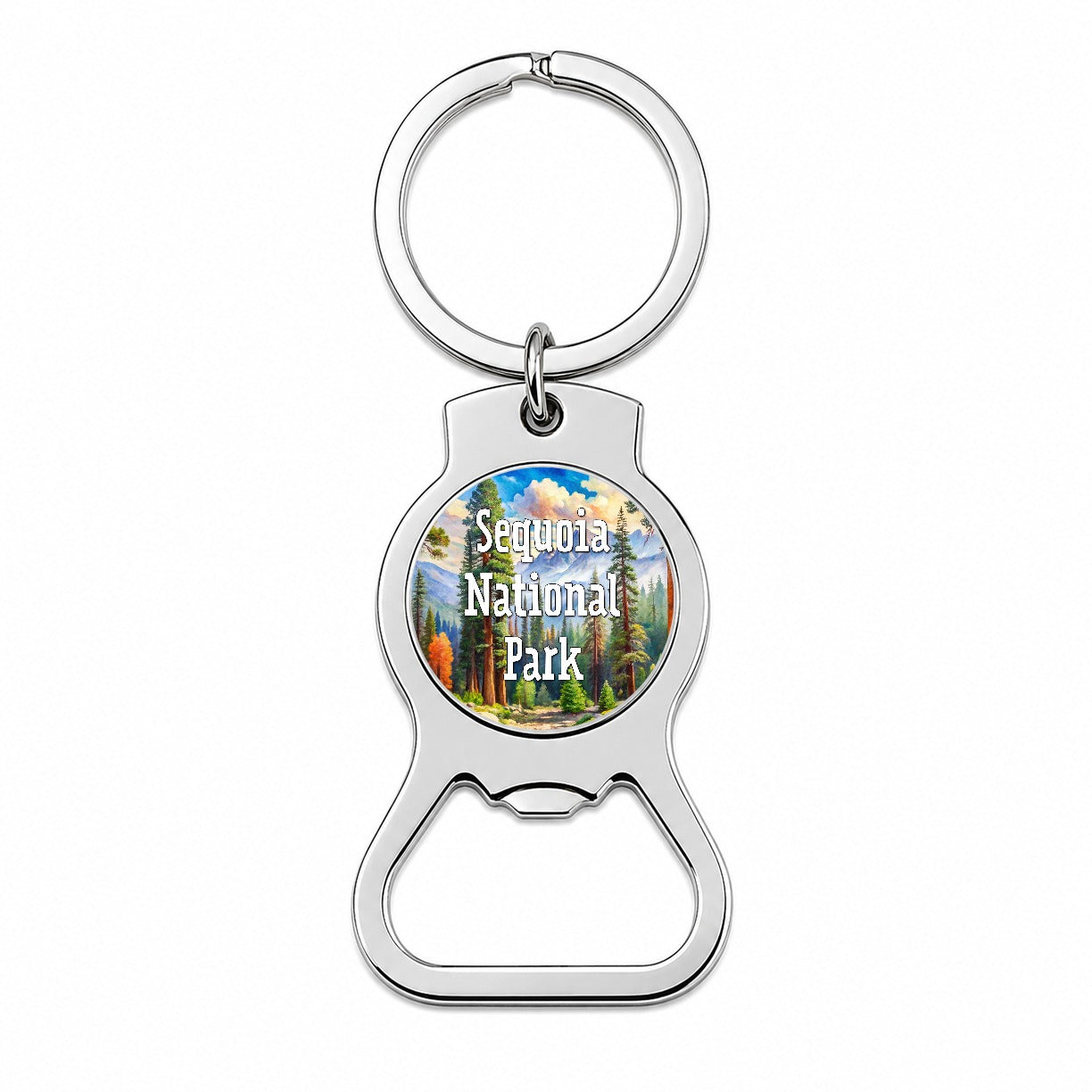 Sequoia National Park California Bottle Opener Keychain