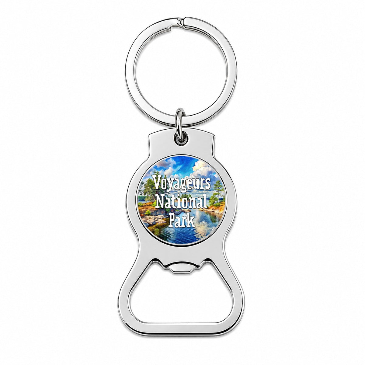 Voyageurs National Park Minnesota Bottle Opener Keychain