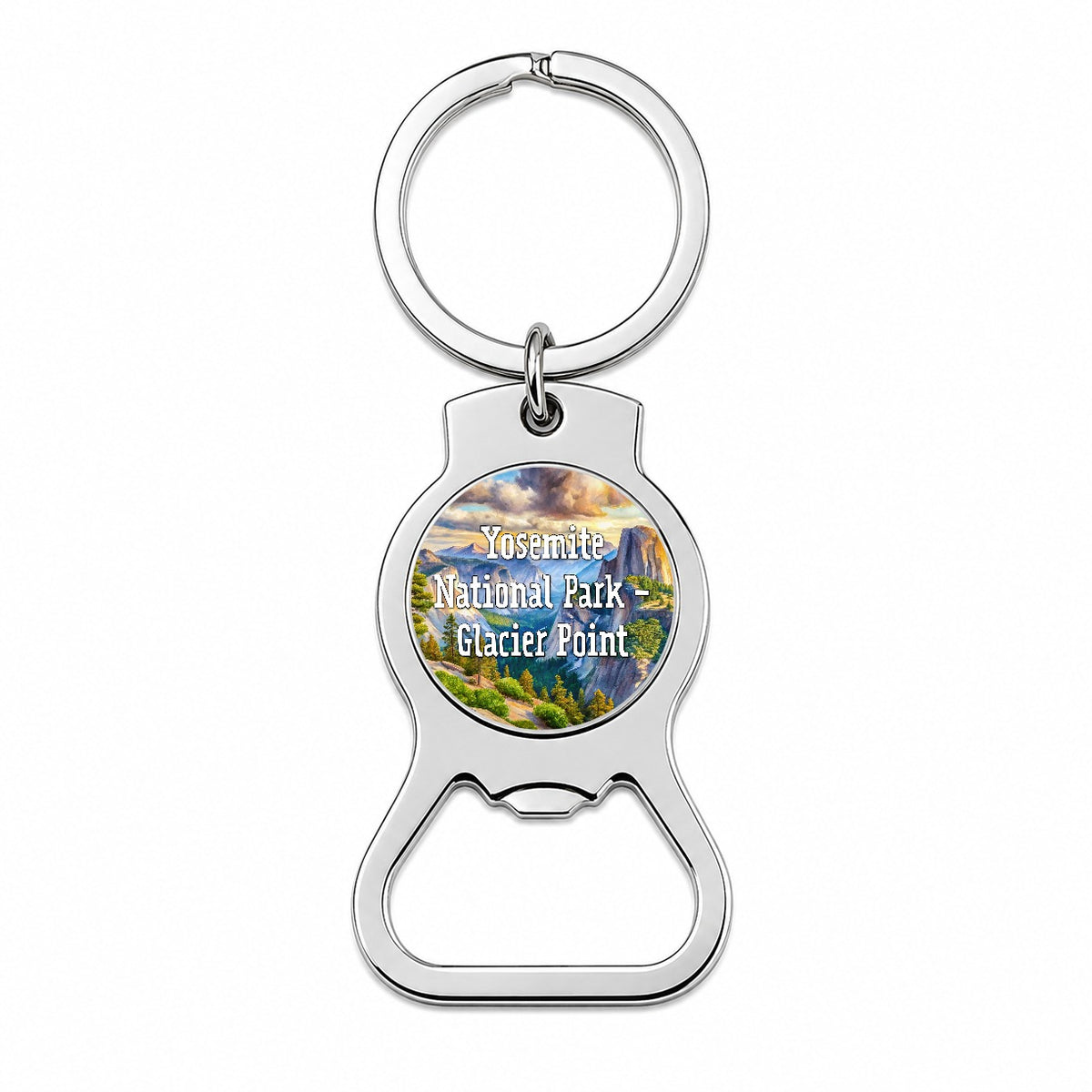 Yosemite National Park Glacier Point Bottle Opener Keychain