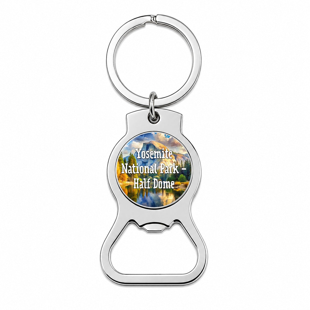 Yosemite National Park Half Dome Bottle Opener Keychain