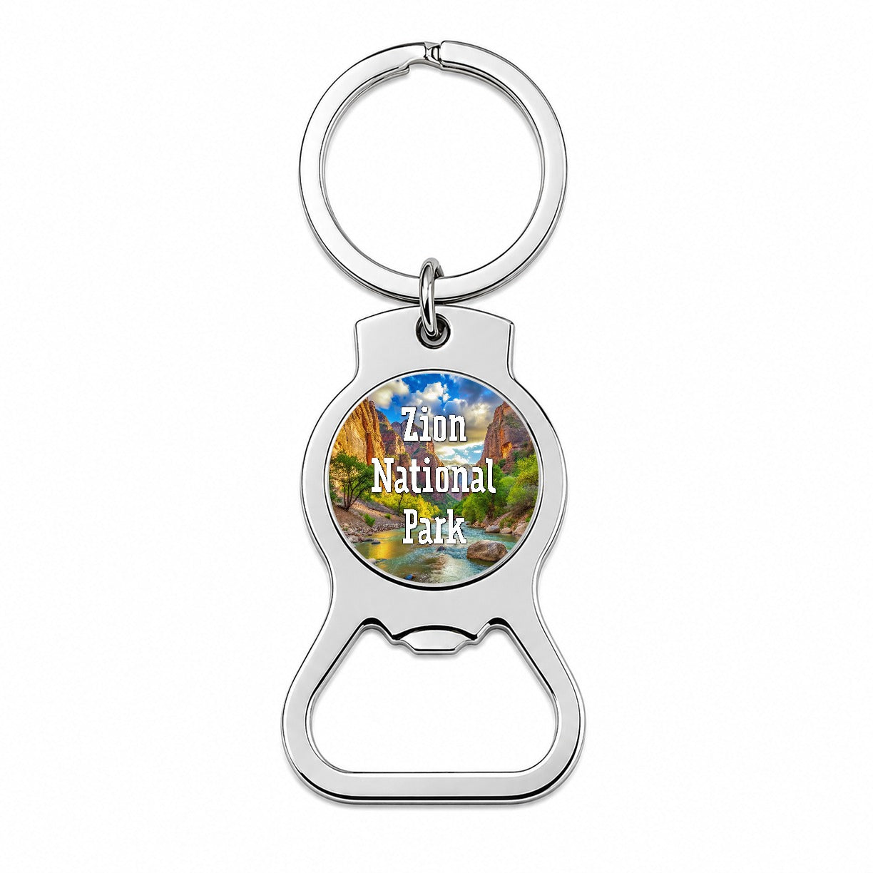 Zion National Park Utah Bottle Opener Keychain