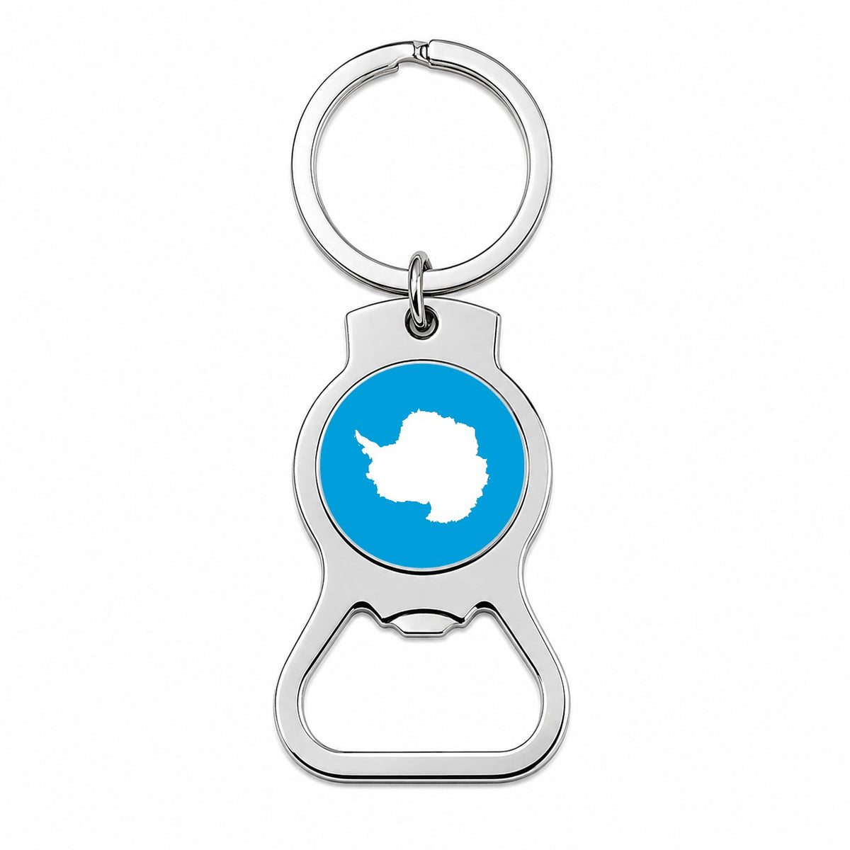 Antarctica Country Flag Bottle Opener Keychain
