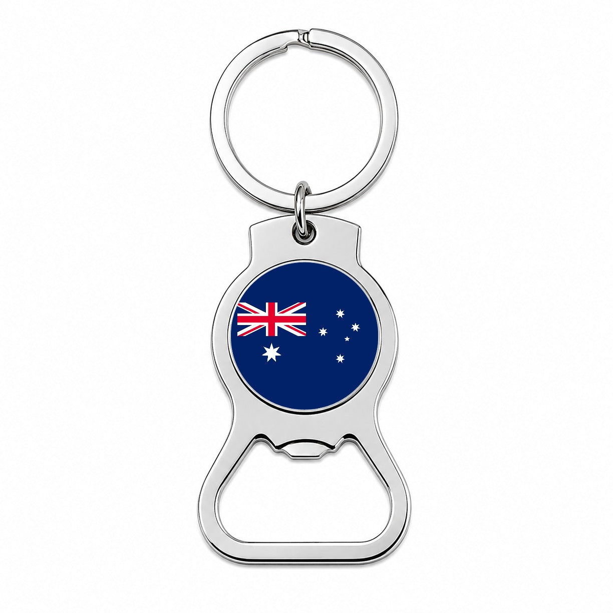 Australia Country Flag Bottle Opener Keychain