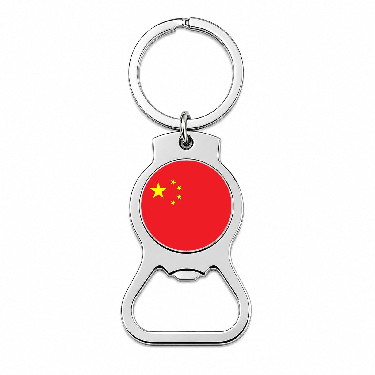 China Country Flag Bottle Opener Keychain