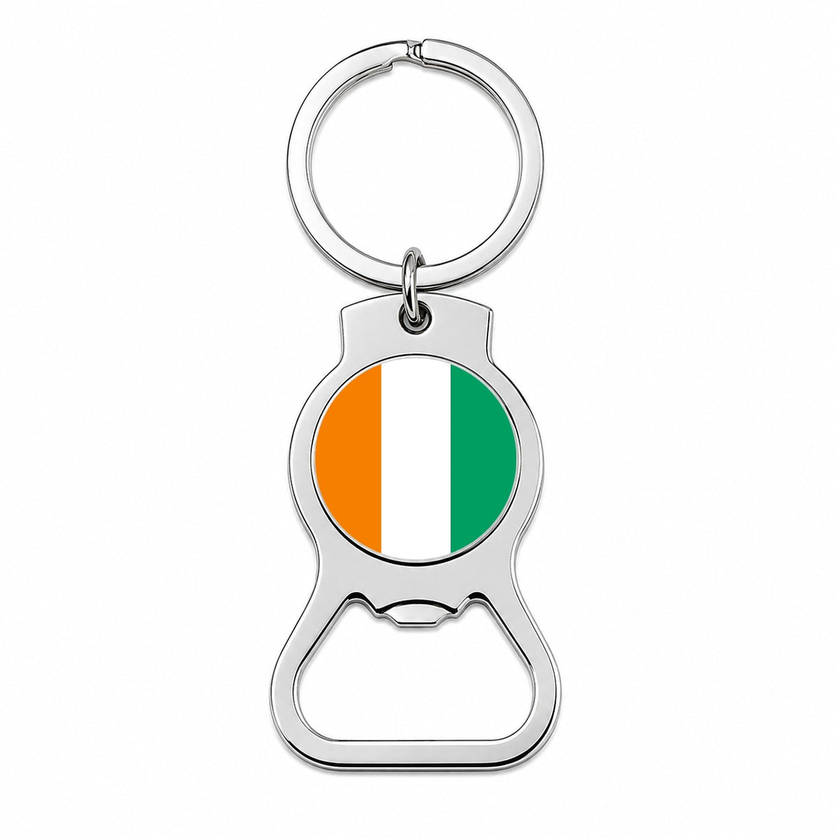 Côte d'Ivoire Country Flag Bottle Opener Keychain